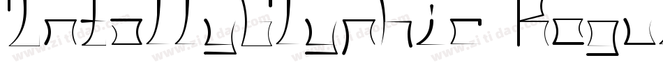 TotallyGlyphic Regular字体转换